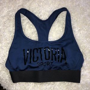 Victoria’s Secret PINK Sports Bra Navy & Black